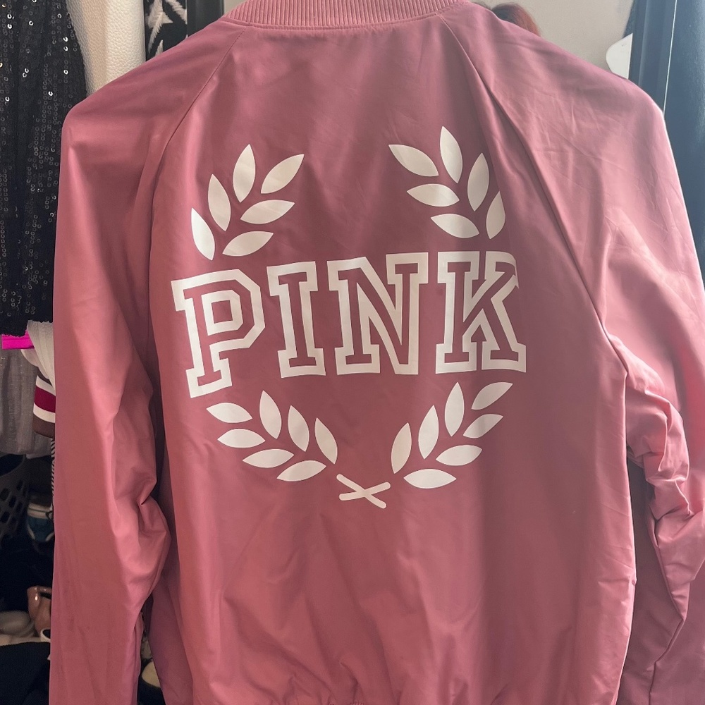 VS pink bomber jacket